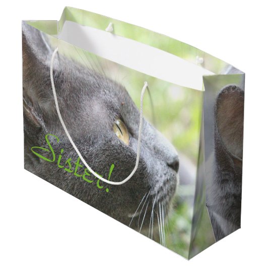 Sister Gift Bag Groot Cadeauzakje (Achterkant Gekanteld)