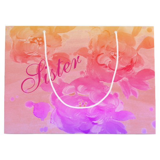 Sister Gift Bag Groot Cadeauzakje (Voorkant)