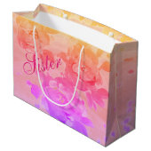 Sister Gift Bag Groot Cadeauzakje (Achterkant Gekanteld)