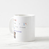 SISTER GIft FUNNY World's BEST ZOEKengine Koffiemok (Voorkant links)