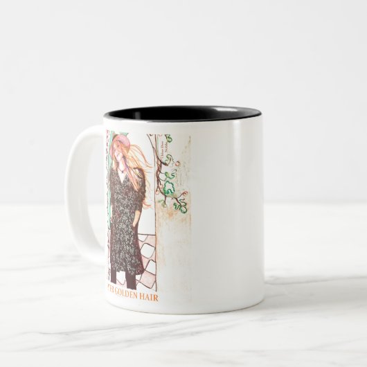 Sister Golden Hair Tweekleurige Koffiemok (Voorkant links)