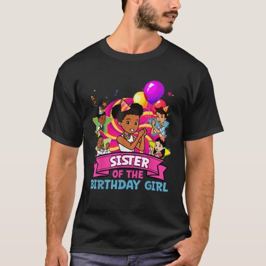 Sister Gracie's Corner Birthday Dolls Schattigee P T-shirt (Voorkant)
