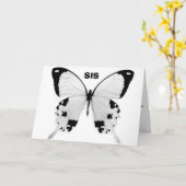 SISTER-HAPPY BIRTHDAY EN JE KIJKT FABULOUS KAART (Gele Bloem)