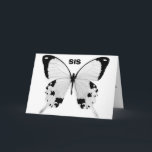 SISTER-HAPPY BIRTHDAY EN JE KIJKT FABULOUS KAART<br><div class="desc">DEZE BUTTERFLY IS BEAUTIFUT,  MAAR IK BET JE **SISTER** IS MEER! WIL HAAR VANDAAG EEN HOOGTE MEER DAG MET DEZE KAART!</div>