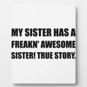 Sister heeft Geweldige zuster Fotoplaat (Voorkant)