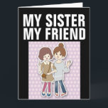 SISTER HOUDT VAN JE DENK AAN JE WENSKAARTEN KAART<br><div class="desc">SISTER HOUDT VAN JE KAART</div>