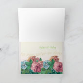 Sister in Law Mooie Verjaardag Shabby Chic Kaart (Binnen)