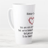 Sister-in-law Sisters door Heart Coffee / Latte Mo Latte Mok (Linkerhoek)