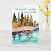 Sister-in-law Sympathy Card Kaart (Gele Bloem)