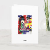 Sister-in-Law Verjaardag Kaart met Schattigee klei (Achterkant)