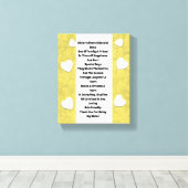 Sister Inspirerend Canvas Afdruk (Insitu (Houten vloer))