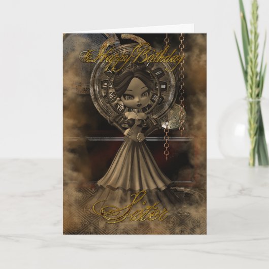 Sister Kaart Steampunk Moonies Cutie Pie (Voorkant)