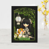 Sister Leuke Verjaardag Kaart Met Moonies China Do (Gele Bloem)