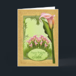 Sister Lily Birthday Wenskaart Kaart<br><div class="desc">Een zeer  kaart met delicate lelies en alles gemengd om een kaart te maken voor die speciale persoon in je leven. Lily via Jaugarwoman</div>