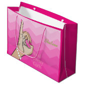 Sister Love girly-illustratie Groot Cadeauzakje (Voorkant Gekanteld)