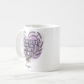 Sister Love Quote: Het enige geschenk dat je nodig Koffiemok (Voorkant links)