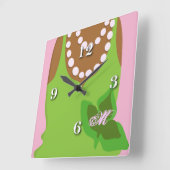 Sister Love Vierkante Klok (Hoek)