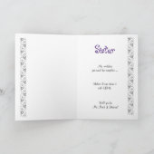 SISTER - Maid of Honor PAARSE bloembladeren jurk (Binnen)