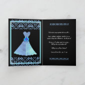 SISTER Maid of Honor TURQUOISE Jurk Petal Trim (Binnen)
