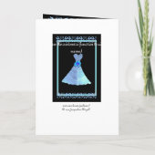 SISTER Maid of Honor TURQUOISE Jurk Petal Trim (Achterkant)
