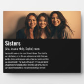 Sister Memorial Definitie Aangepaste Acryl Keepsak Fotoplaat (Voorkant)
