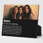 Sister Memorial Definitie Aangepaste Acryl Keepsak Fotoplaat (Zijkant)