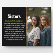 Sister Memorial Definitie Aangepaste Acryl Keepsak Fotoplaat (Voorkant)