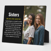 Sister Memorial Definitie Aangepaste Acryl Keepsak Fotoplaat (Zijkant)