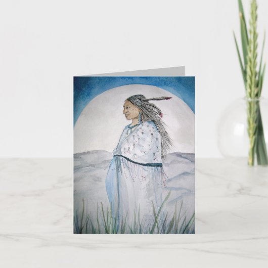 Sister Moon Wenskaart Bedankkaart (Voorkant)