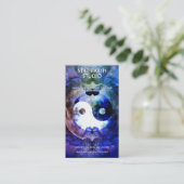 Sister Moon | Yin Yang Design Visitekaartje (Staand voorkant)