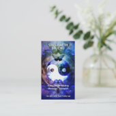 Sister Moon | Yin Yang Design Visitekaartje (Staand voorkant)