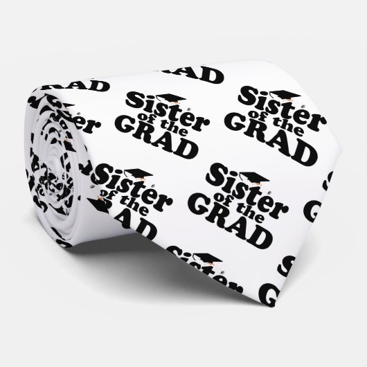 Sister of the Grad Graduation Stropdas (Opgerold)