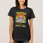 Sister Of The Shark Birthday Family Birthday Littl T-shirt<br><div class="desc">Zuster van de familie van de haaien,  Birthday Little Brother 1.</div>