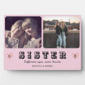 Sister Photo Collage – Different Ages, Same Hearts Fotoplaat (voorkant)