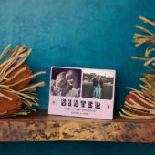 Sister Photo Collage – Different Ages, Same Hearts Fotoplaat (Zijkant)