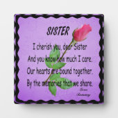 SISTER-PLAQUE FOTOPLAAT (Voorkant)