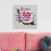 SISTER QUOTE CANVAS AFDRUK (Insitu (Woonkamer))
