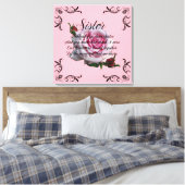 SISTER QUOTE CANVAS AFDRUK (Insitu (Slaapkamer))