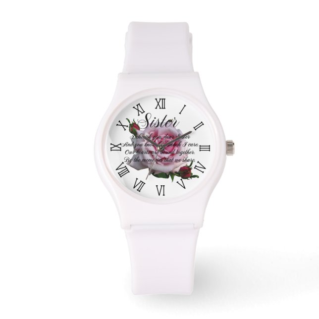SISTER QUOTE HORLOGE (Voorkant)