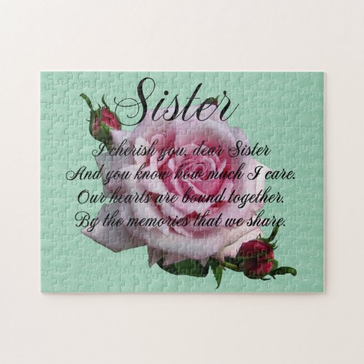 SISTER QUOTE LEGPUZZEL (Horizontaal)