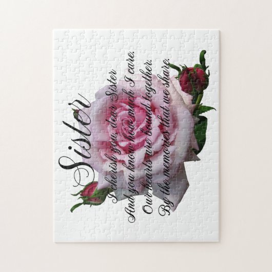 SISTER QUOTE LEGPUZZEL (Verticaal)