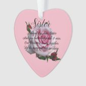 SISTER QUOTE ORNAMENT (voorkant)