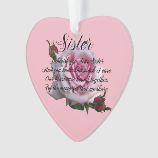 SISTER QUOTE ORNAMENT (voorkant)