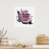 SISTER QUOTE POSTER (Keuken)