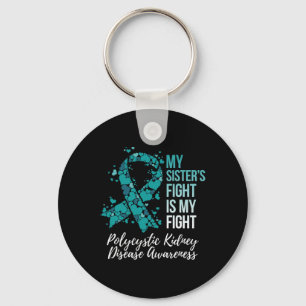 Sister’s Fight Polycystic Kidney Disease PKD Aware Sleutelhanger