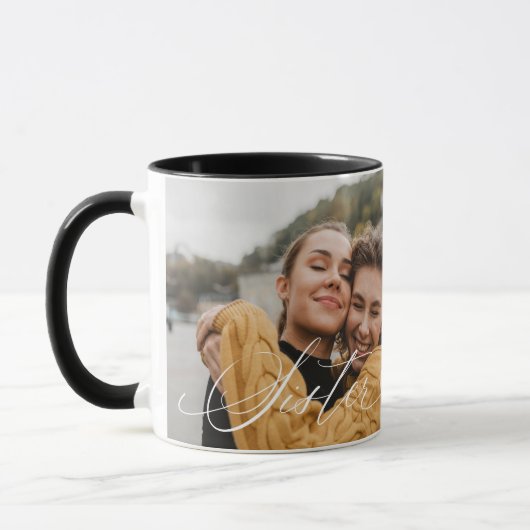 Sister Script hart dankbaar elk moment foto Mok (Links)