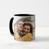 Sister Script hart dankbaar elk moment foto Mok (Voorkant links)