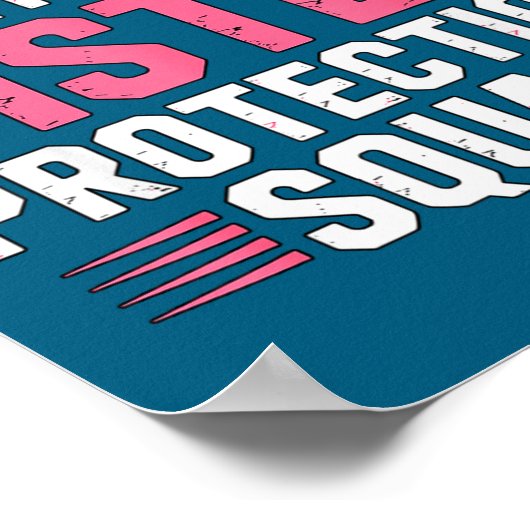 Sister Security Little Protection Squad Joke Poster (Hoek)