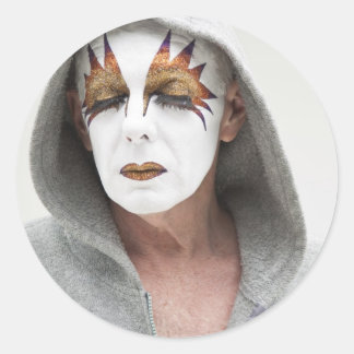 Sister Sparkle Voldoende capuchon Ronde Sticker