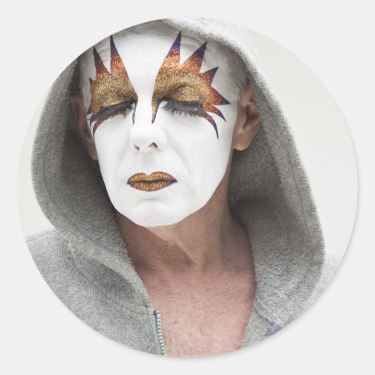 Sister Sparkle Voldoende capuchon Ronde Sticker (Voorkant)